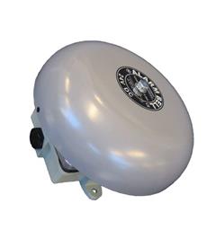 Alarmklokke A8B, 8",230vAC [grå] 102dB(A), IP65, v=+/-10%, m/bakboks